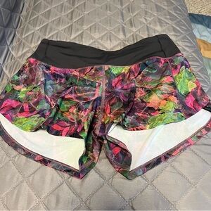 Lululemon Vivid Floral Lined Short
